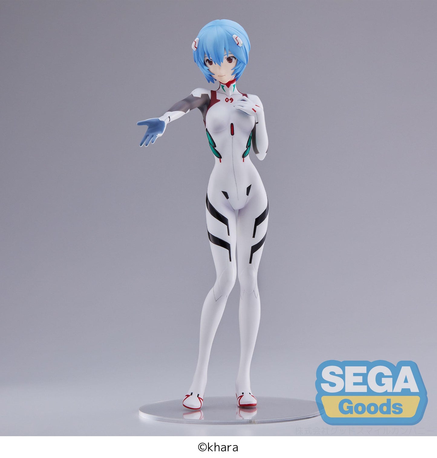 Evangelion: 3.0+1.0 Thrice Upon a Time Series Tentative Name Rei Ayanami Hand Over/Momentary White SPM Figure