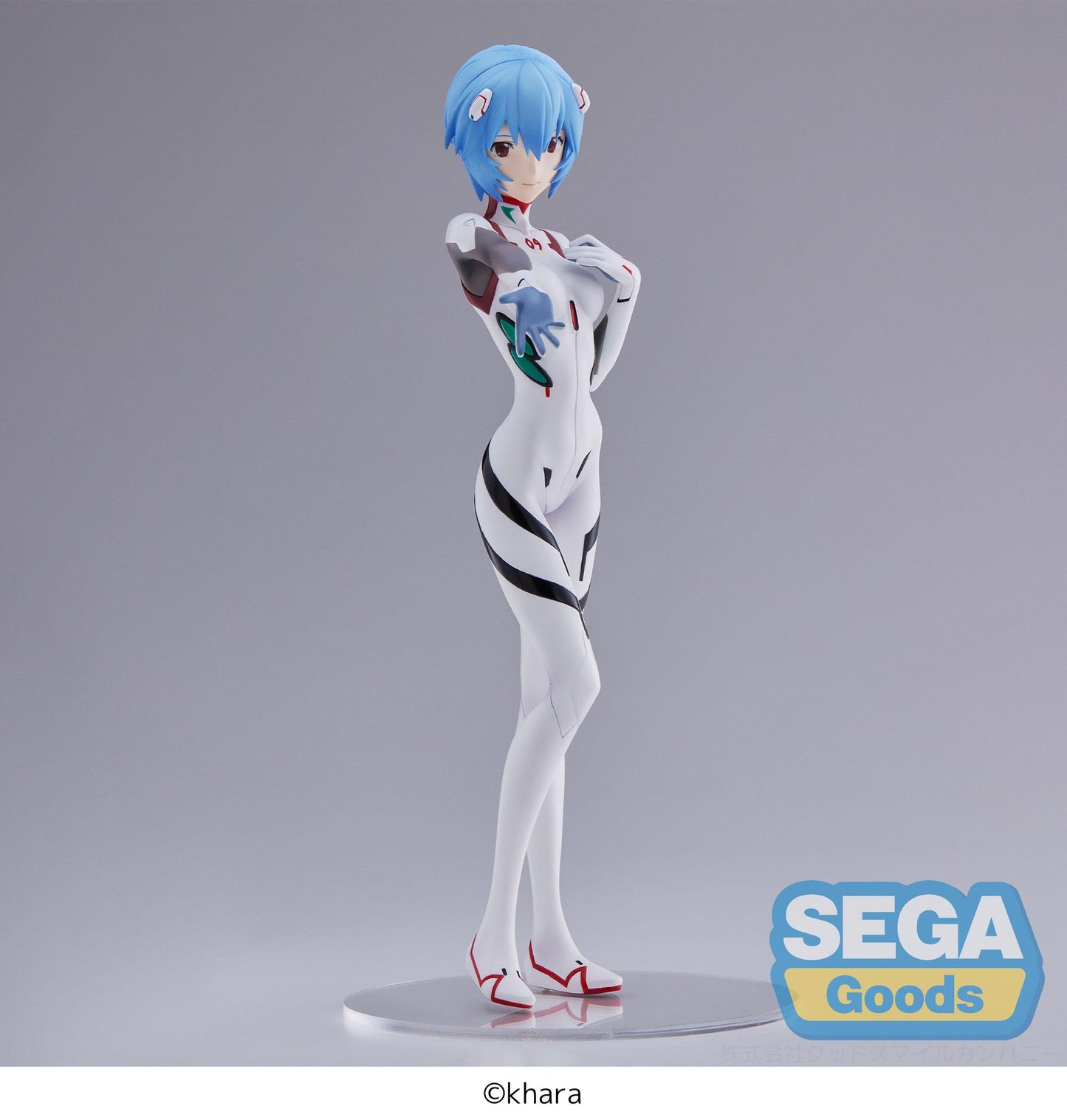 Evangelion: 3.0+1.0 Thrice Upon a Time Series Tentative Name Rei Ayanami Hand Over/Momentary White SPM Figure