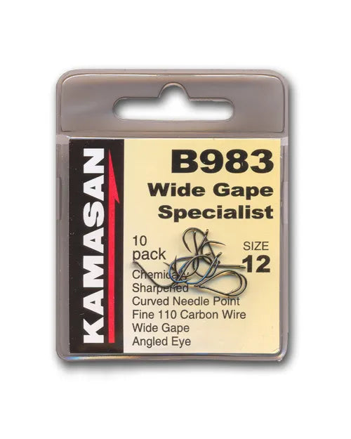 Kamasan Hook B983 Available in sizes 4 – 16