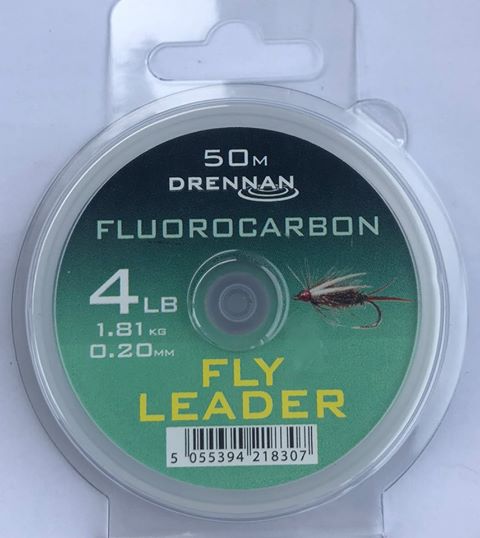 Drennan Fluorocarbon Leader Line 4lbs/5lbs/6lbs/7lbs/8lbs