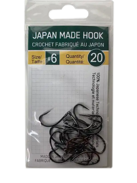 Barbed hook Hayabusa High-grade hooks regular shank manufactured in Ja –  Bedrock Hobby