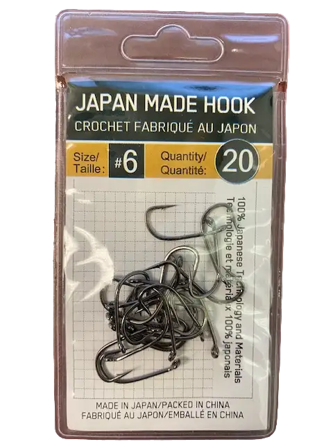 Barbed hook High-grade hooks long-shank manufactured in Japan #4 #6 #10