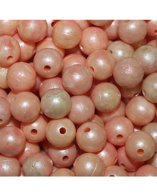 Troutbeads MottledBeads Apricot 8mm 30/pack