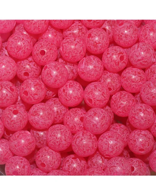 Troutbeads MottledBeads Cerise Egg 8mm 30/pack