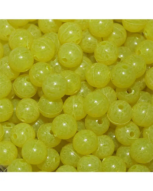 Troutbeads MottledBeads Lemon Roe 8mm 30/pack