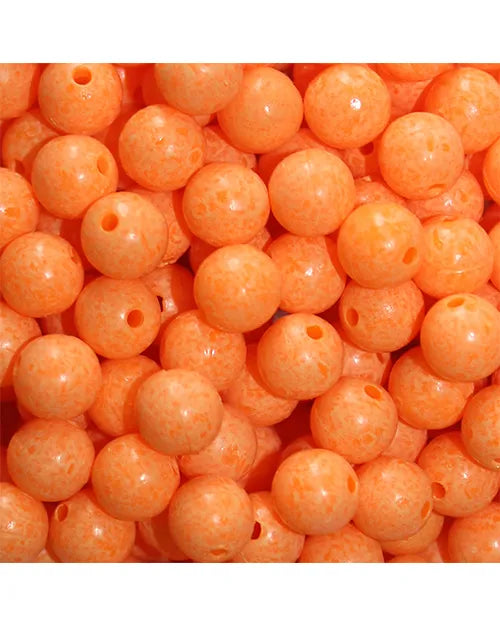 Troutbeads MottledBeads Sun Orange 8mm 30/pack