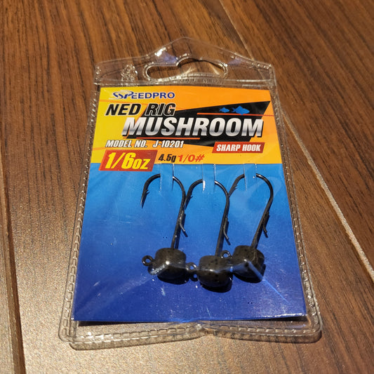 NED Rig Mushroom Hook more size available