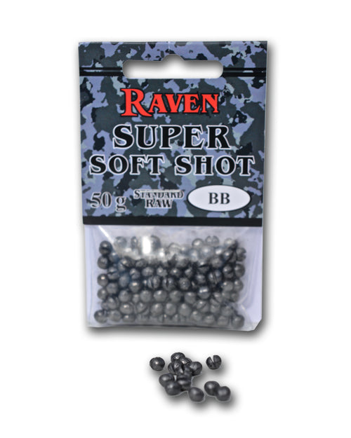 Raven Supersoft Split shot Standard Raw Gray more size available