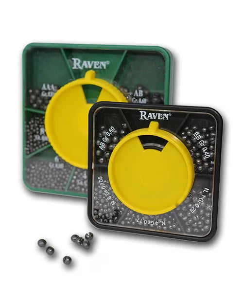 Raven Split shot Dispenser available in 5-part or 7-part