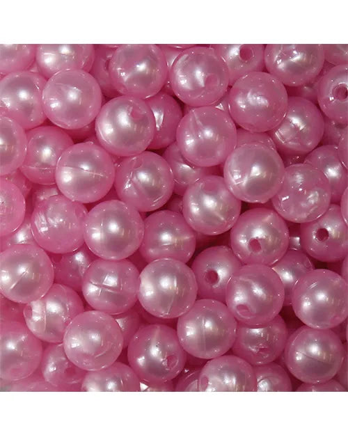 TroutBeads Pink Pearl 8mm 40/pack 10mm 30/pack