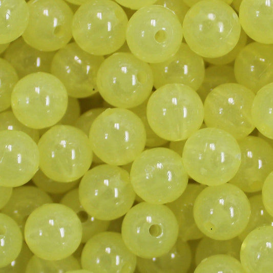 Troutbeads Canary Glow 8mm 40/pack