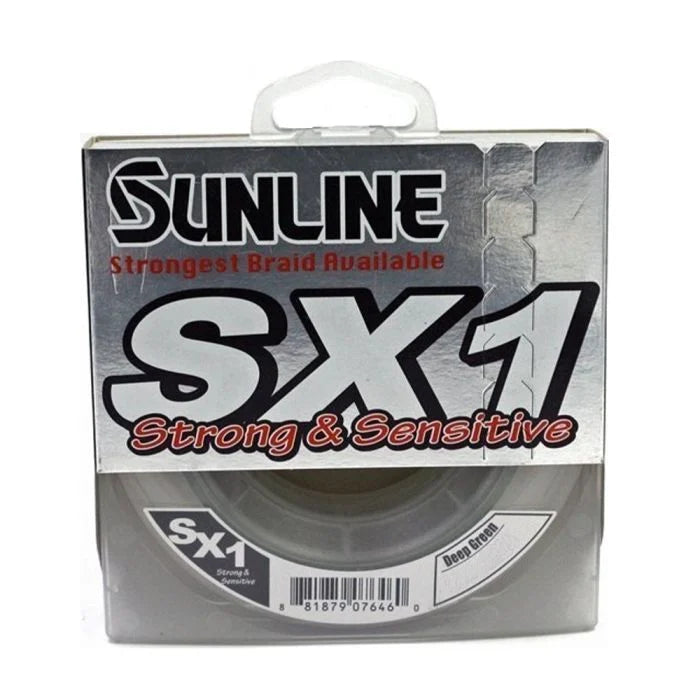 Sunline SX1 Braid 250 yds Deep Green Braid 4 strand 10lb/12lb/16lb/20lb/30lb