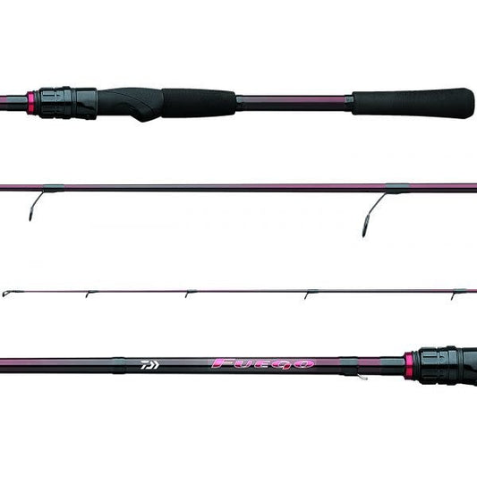 Daiwa Fuego Graphite Spin Rods, 7'2", 1pc, MH, Fast, 8-17lb