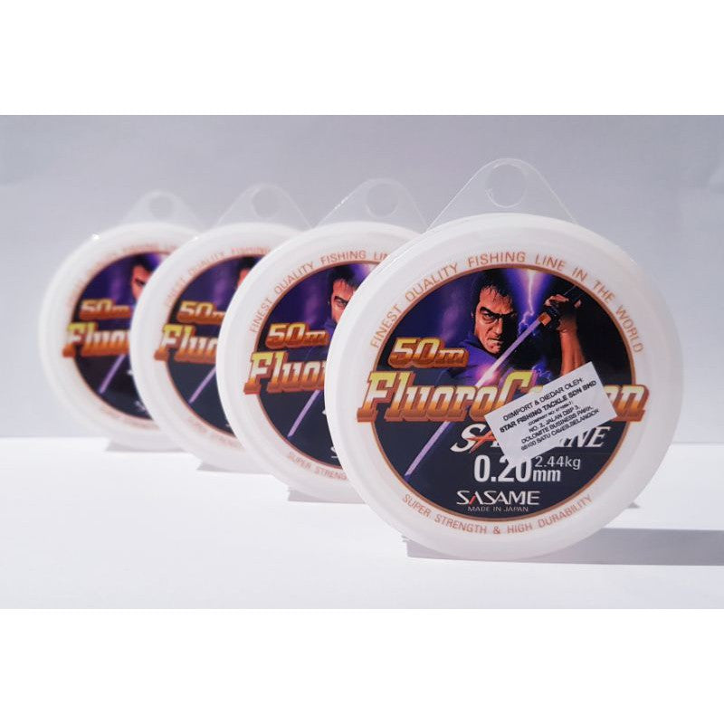 SASAME FLUOROCARBON 50M LEADER LINE more size available
