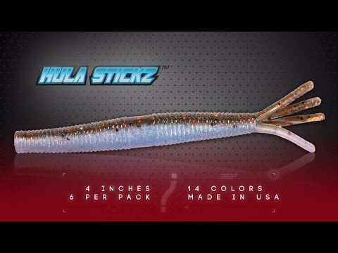Z-Man Hula Stickz 4'' 6/pack – Bedrock Hobby