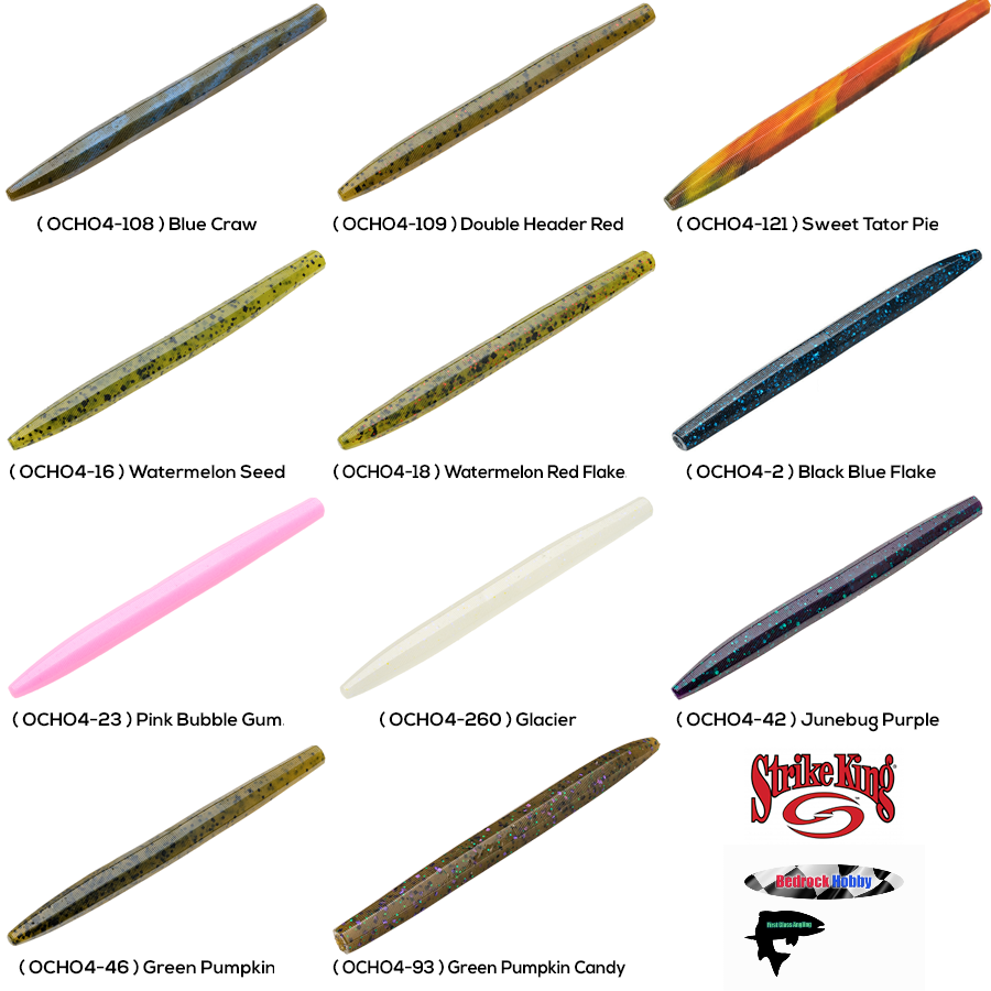 Strike King KVD Ocho 5" More colors options 8/pack