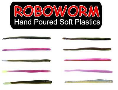 Roboworm Fat Straight Tail 4 1/2" & 4 1/2'' Straight Tail 10/pack